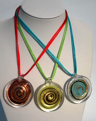 Pendenti in originale vetro di Murano 