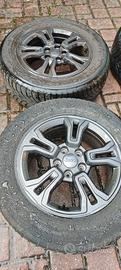 Kit cerchi in lega Jeep 16" orig. + g.  inv. Toyo