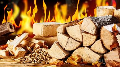 Legna da ardere + raccolta di materiale ferroso