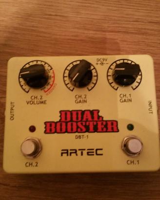 Pedalino chitarra Artec Dual Booster