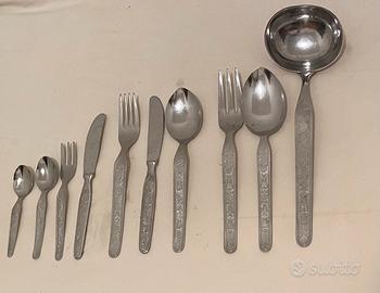 Servizio di posate inox vintage