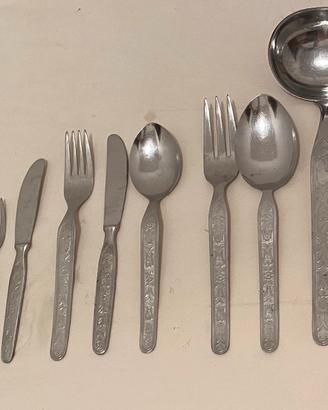 Servizio di posate inox vintage