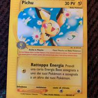 carta pokemon Pichu Expedition Rare ITA 