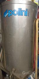 Fusto in acciaio inox per olio/vino da 120 litri