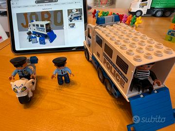LEGO DUPLO Furgone polizia + moto polizia