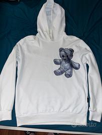 Philipp Plein felpa Teddy Bear bianca taglia L