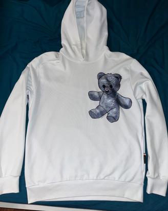 Philipp Plein felpa Teddy Bear bianca taglia L