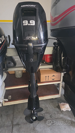 Motore mercury 9.9 2024 con 20 ore di moto