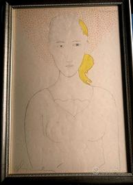 Luca Alinari tecnica mista su carta