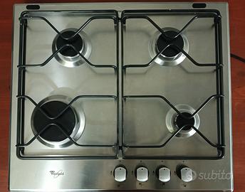piano cottura 4 fuochi Whirlpool 