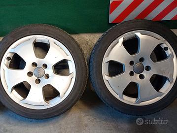 Cerchi in lega 17'' Audi A3 8P + gomme da neve