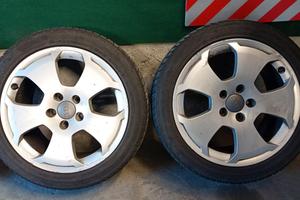 Cerchi in lega 17'' Audi A3 8P + gomme da neve
