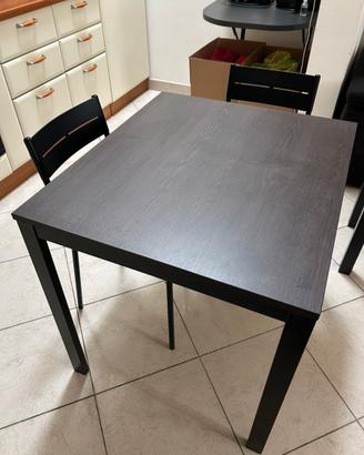Tavolo allungabile ikea + 4 sedie ikea