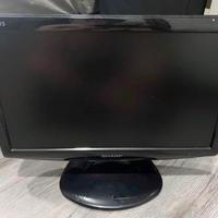 monitor TV LCD Sharp Aquos 20pollici