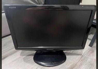 monitor TV LCD Sharp Aquos 20pollici