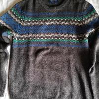 Maglione scuro "Pull&Bear" con trama
