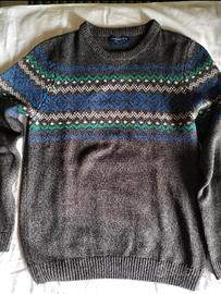 Maglione scuro "Pull&Bear" con trama