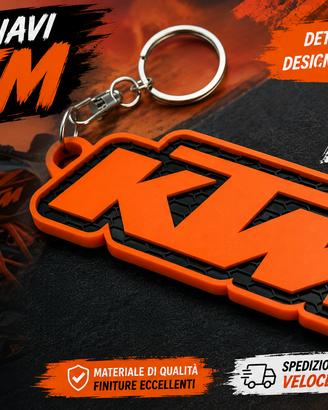 Portachiavi KTM Arancione e Nero – Idea Biker