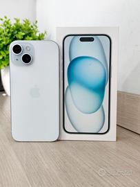 IPHONE 15 128GB BLUE NUOVO APERTO PER ESPOSIZIONE 