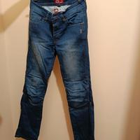 Jeans donna moto con protezioni - Marca OJ
