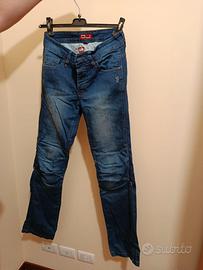 Jeans donna moto con protezioni - Marca OJ