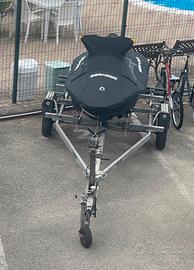 Carrello moto d’acqua gommone Ellebi 600