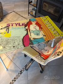 Scrivania + sedia “Young Cartoon di Bizzotto”