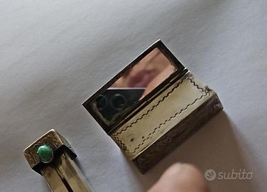 Portarossetto antico argento 800