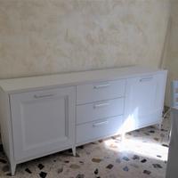 Mobile consolle tv, tavolo allungabile e 6 sedie