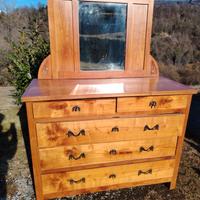 Comò con cassetti e specchiera 