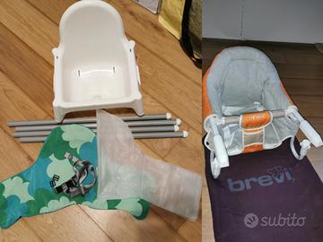 set 2 seggioloni pappa