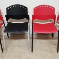 Sedie ufficio cameretta impilabili 