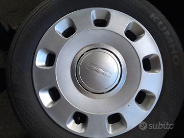 Set cerchi e gomme fiat 500