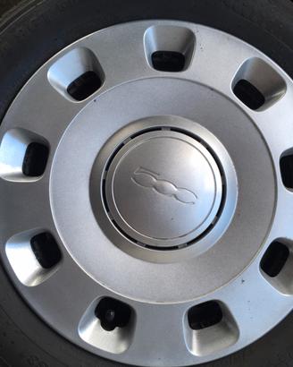 Set cerchi e gomme fiat 500
