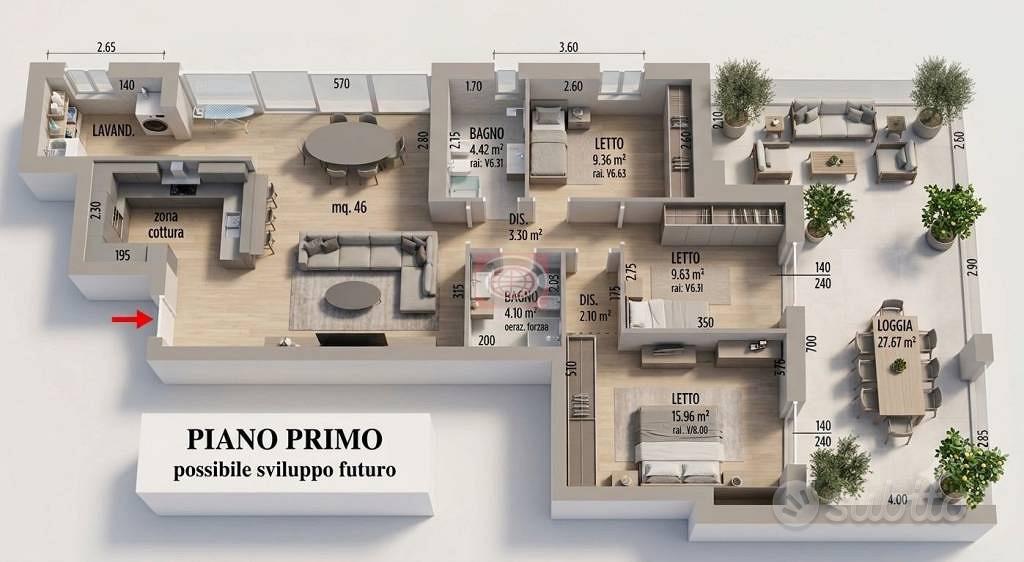 Appartamento – Cesena, Quartiere Cervese Sud - Vista 3