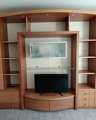 armadio mobile tv  in legno 