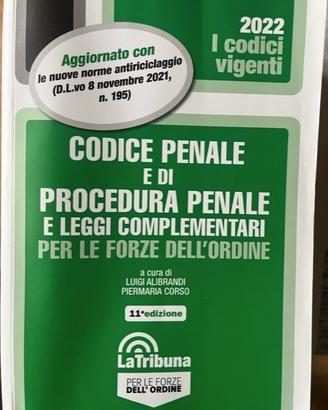 Codice Penale (e di Procedura Penale) 2022