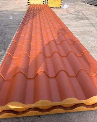 Pannelli coibentati finto coppo e grecato 