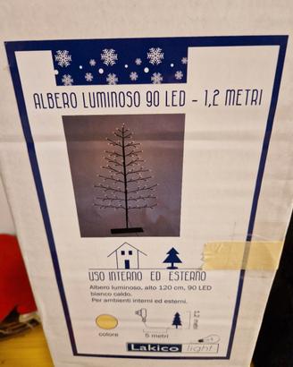 Albero a led bianco caldo