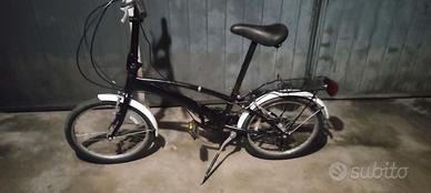 Bicicletta pieghevole bici 20 cambio e parafanghi