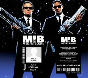 Badge Men In Black Personalizzabile