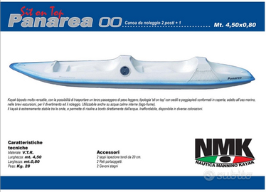 Canoa Panarea 00 colore Giallo