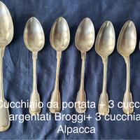 posate vintage – Broggi – alpacca – silver plated