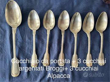 posate vintage – Broggi – alpacca – silver plated