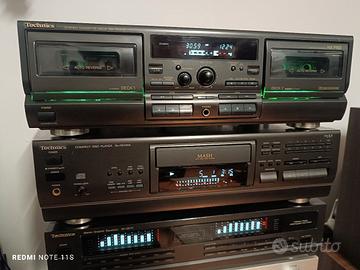 Doppia Piastra Cassette Technics Top Di Gamma Pro!