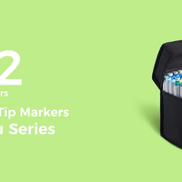 72 Pennarelli OHUHU - Doppia punta (pennello/fine)