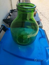 damigiana 5 litri vetro verde 