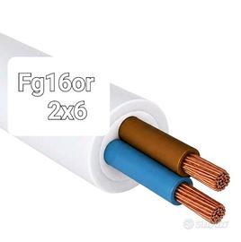 Cavo Elettrico 2x6 mt 18 
FG16 2X6 Mm²