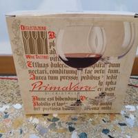 Calici degustazione vino rosso