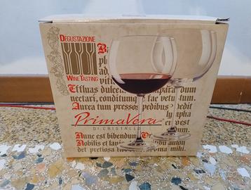 Calici degustazione vino rosso